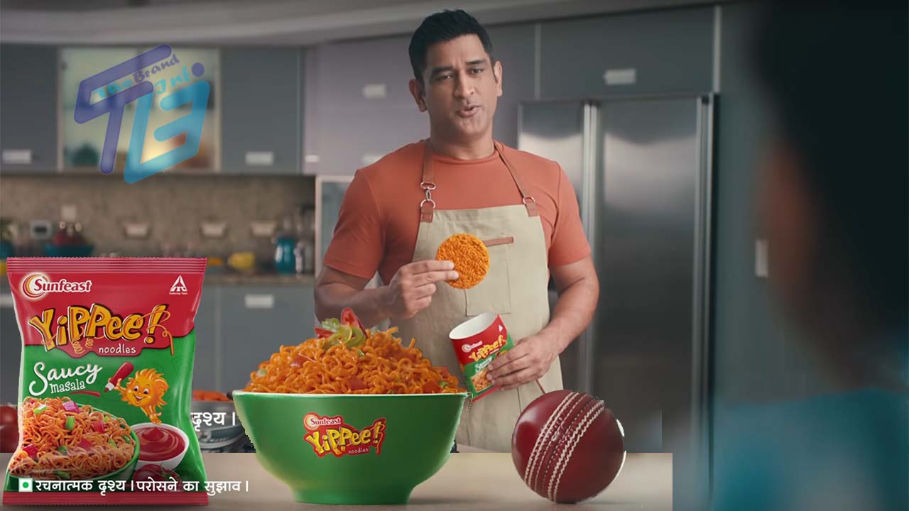The new TVC featuring by MS Dhoni promotes Sunfeast YiPPee! Ki Saucy Googly